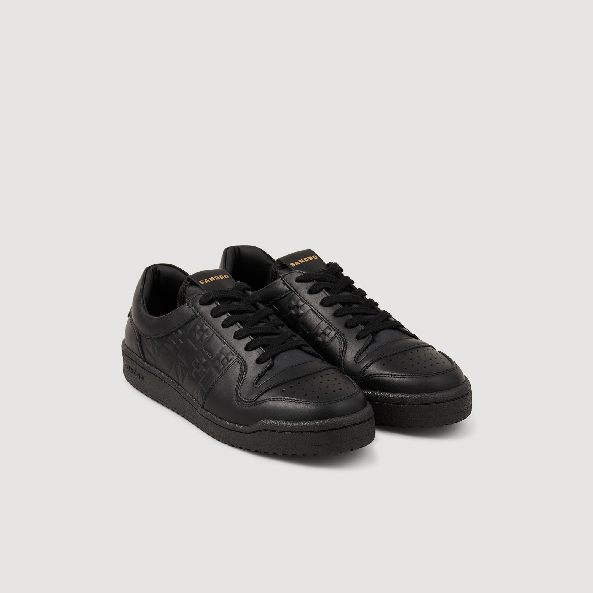Sneakers basse in pelle