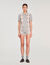 Shorts in maglia a rombi