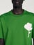 T-shirt con inserto a fiore
