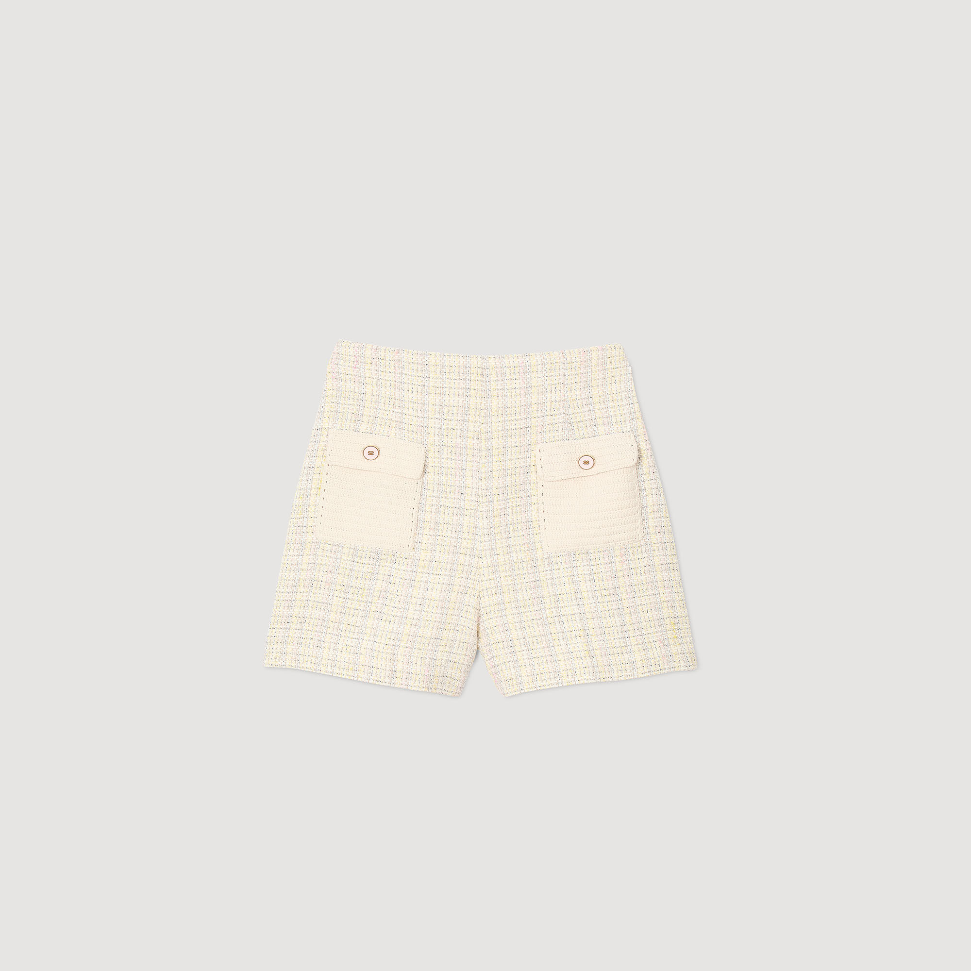 Shorts in tweed fantasia