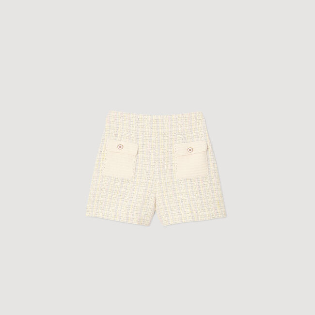 Shorts in tweed fantasia