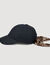 Cappellino con foulard annodato