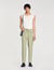 Pantaloni dritti elasticizzati