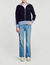 Cardigan bicolore in maglia