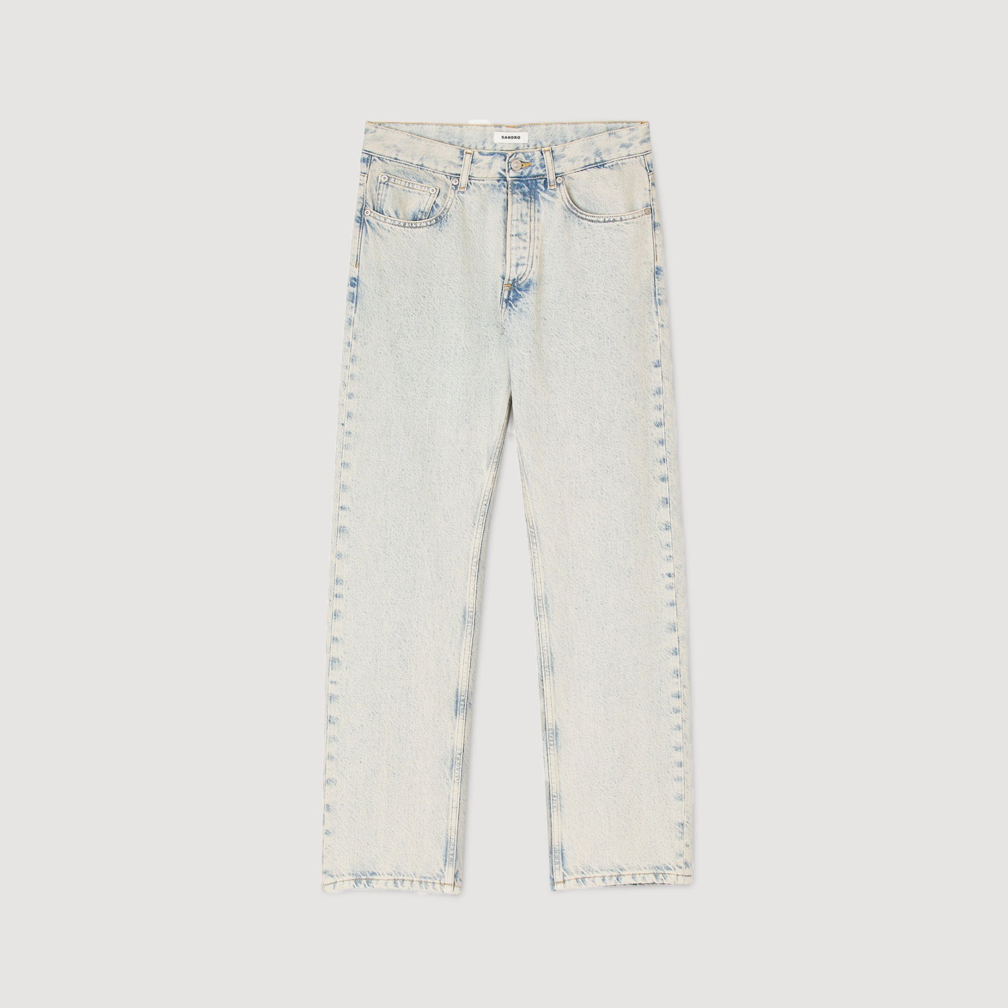 Jeans regular délavé