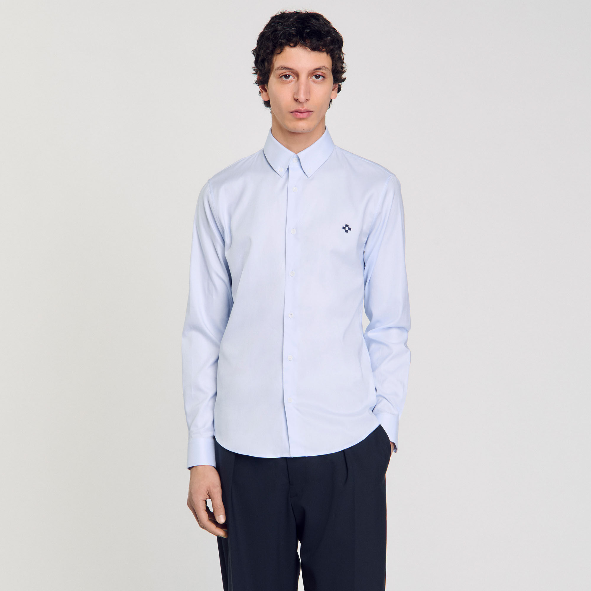 Camicia con patch cross