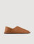 Slippers in pelle martellata