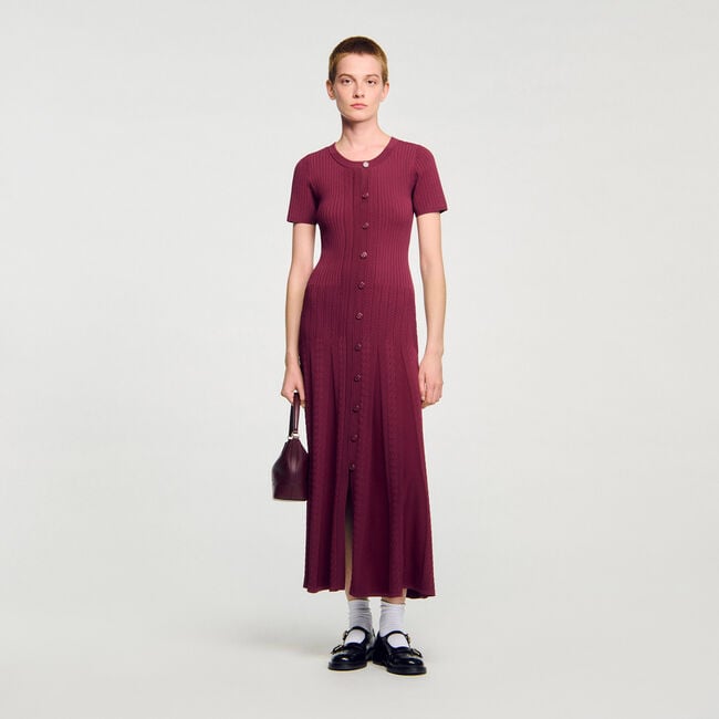 Abito lungo in maglia