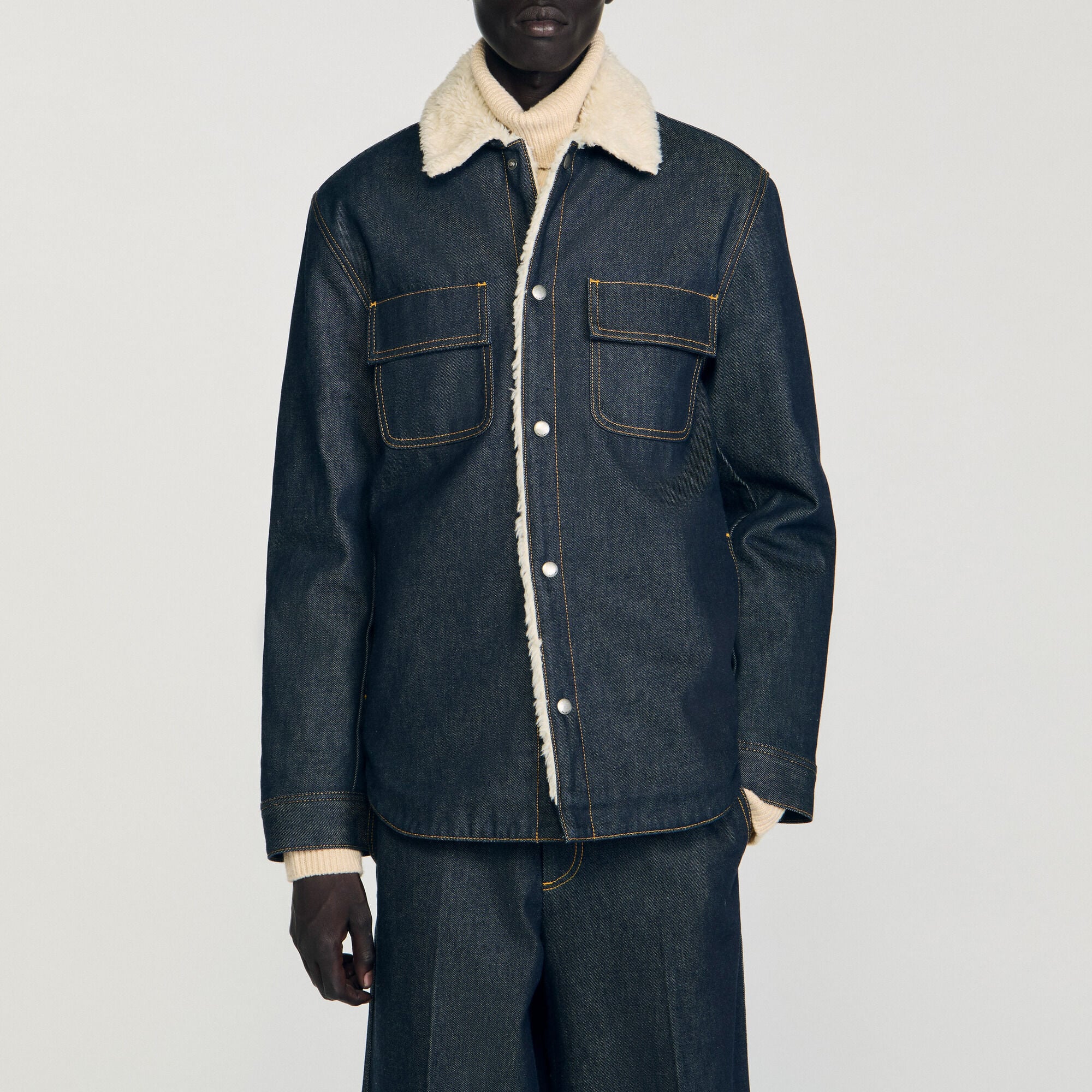 Overshirt in denim - Uomo | Sandro