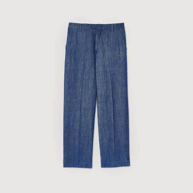 Pantaloni in chambray
