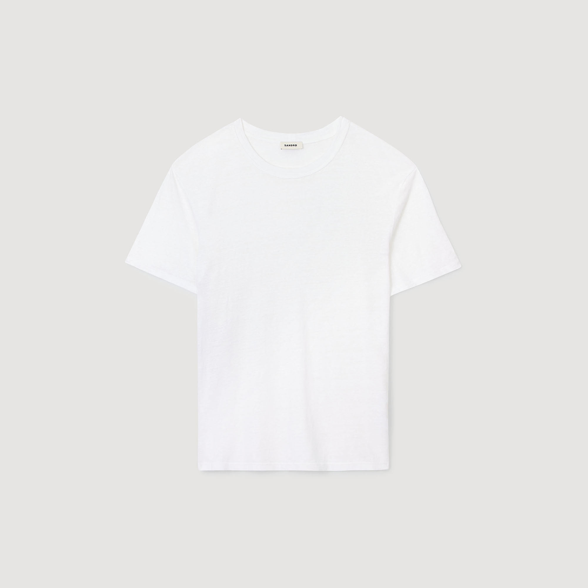 T-shirt in lino certificato