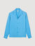 Camicia fluida con collo a pescecane