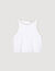 Crop top con perle