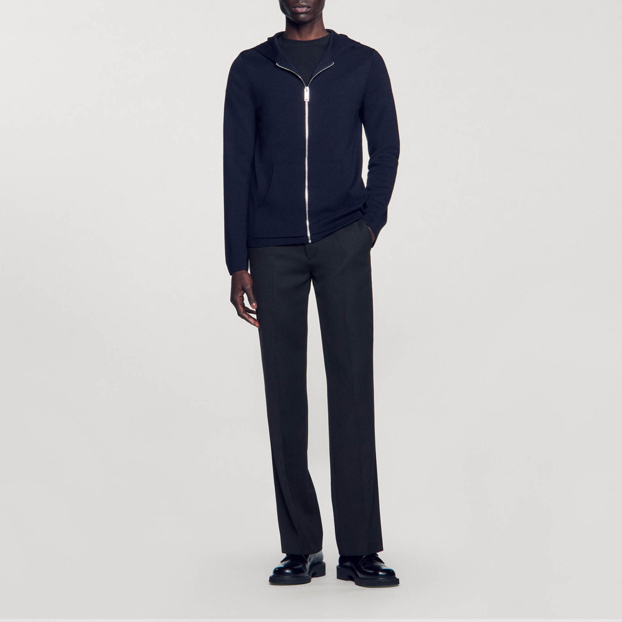 Gilet con zip e cappuccio - Uomo | Sandro