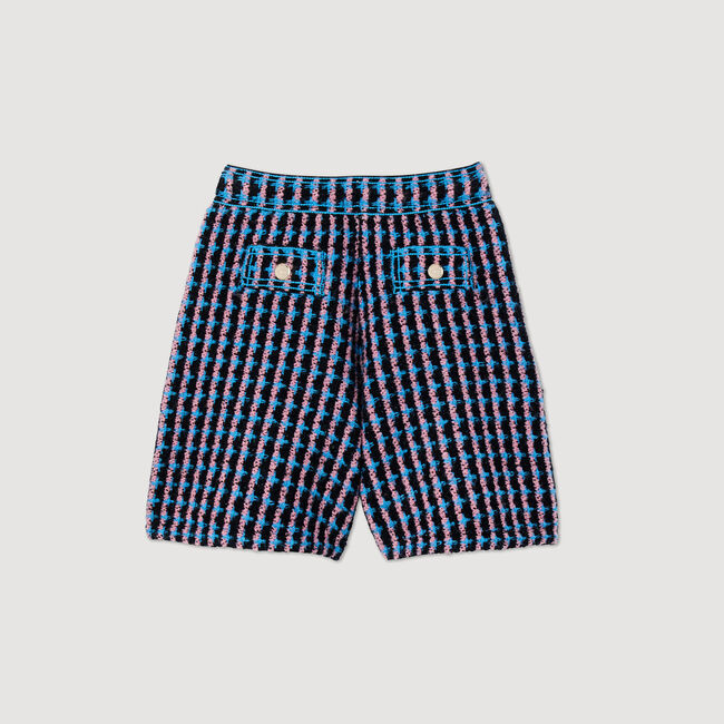 Short in tweed