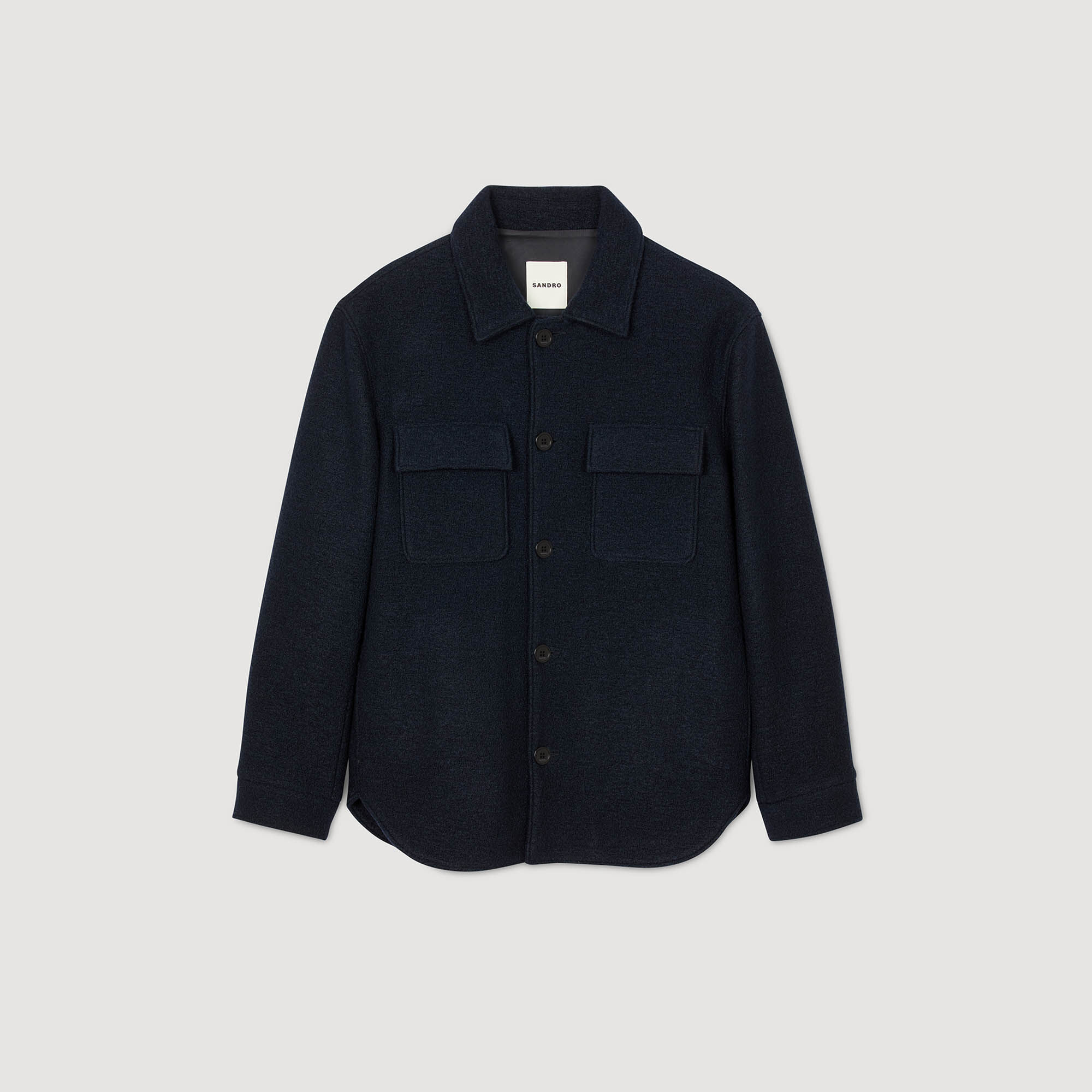 Overshirt in lana