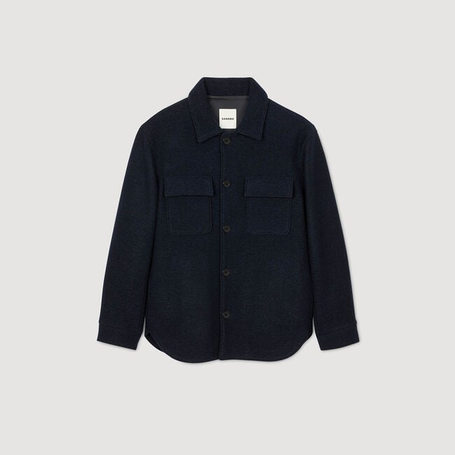 Overshirt in lana