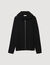 Gilet con zip e cappuccio