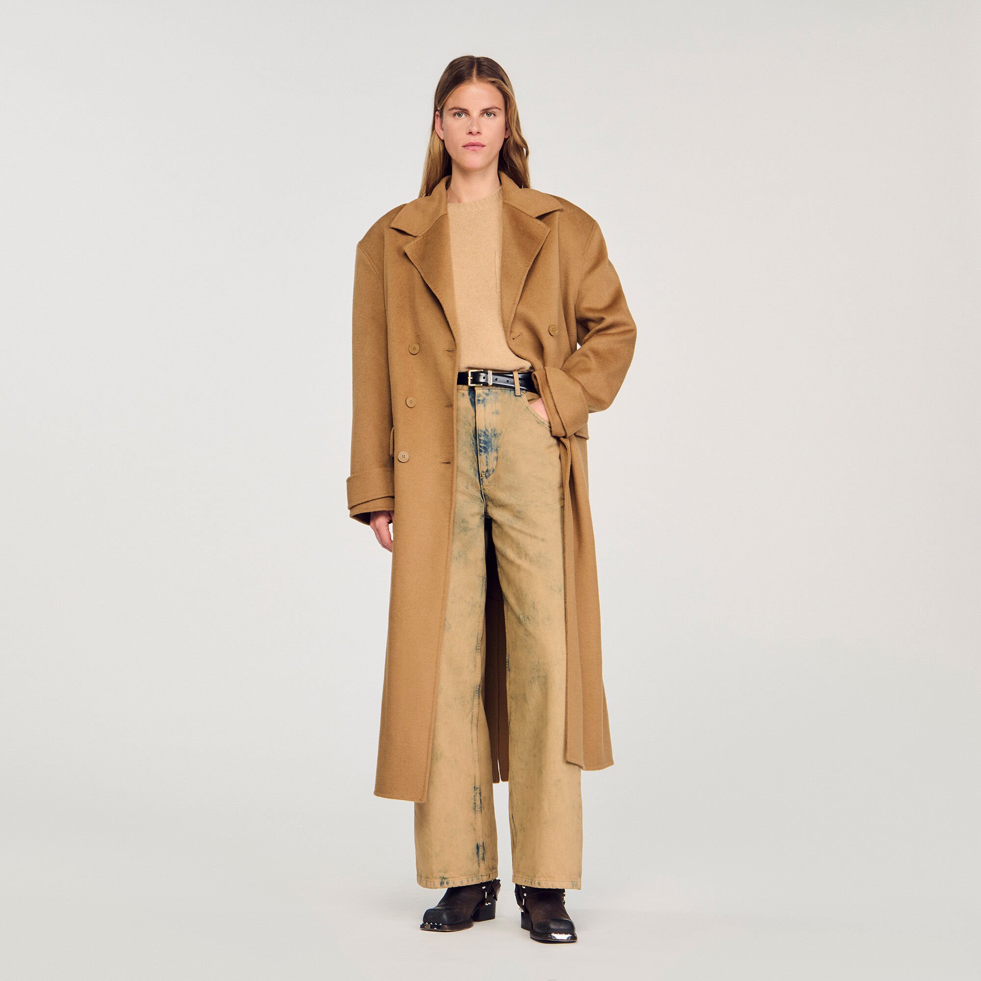 Cappotto oversize in lana