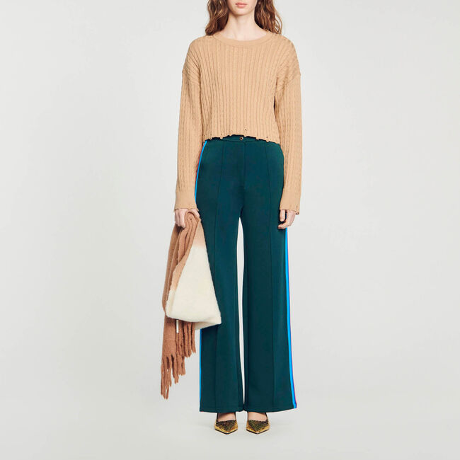 Maglione corto oversize