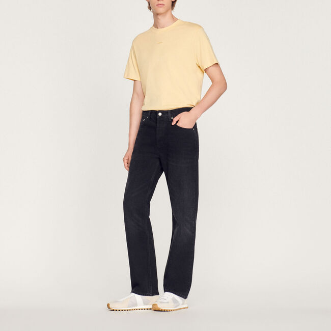 Jeans dritti in cotone biologico