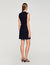 Abito corto con cut-out