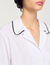 Camicia con colletto in crochet