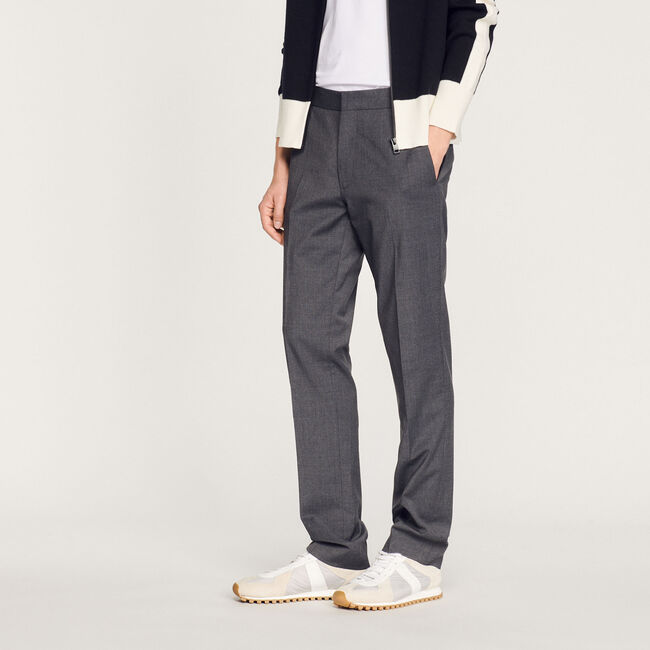 Pantaloni in lana vergine