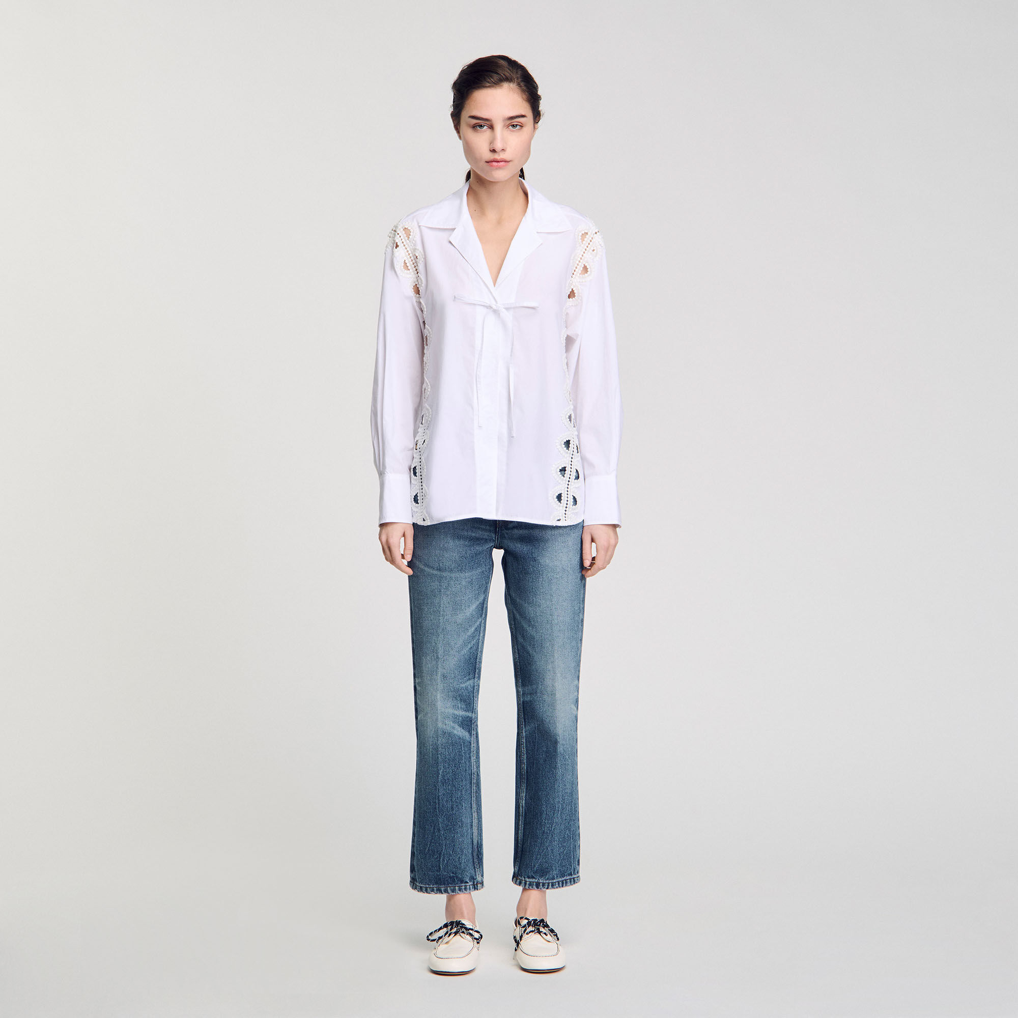 Camicia in popeline