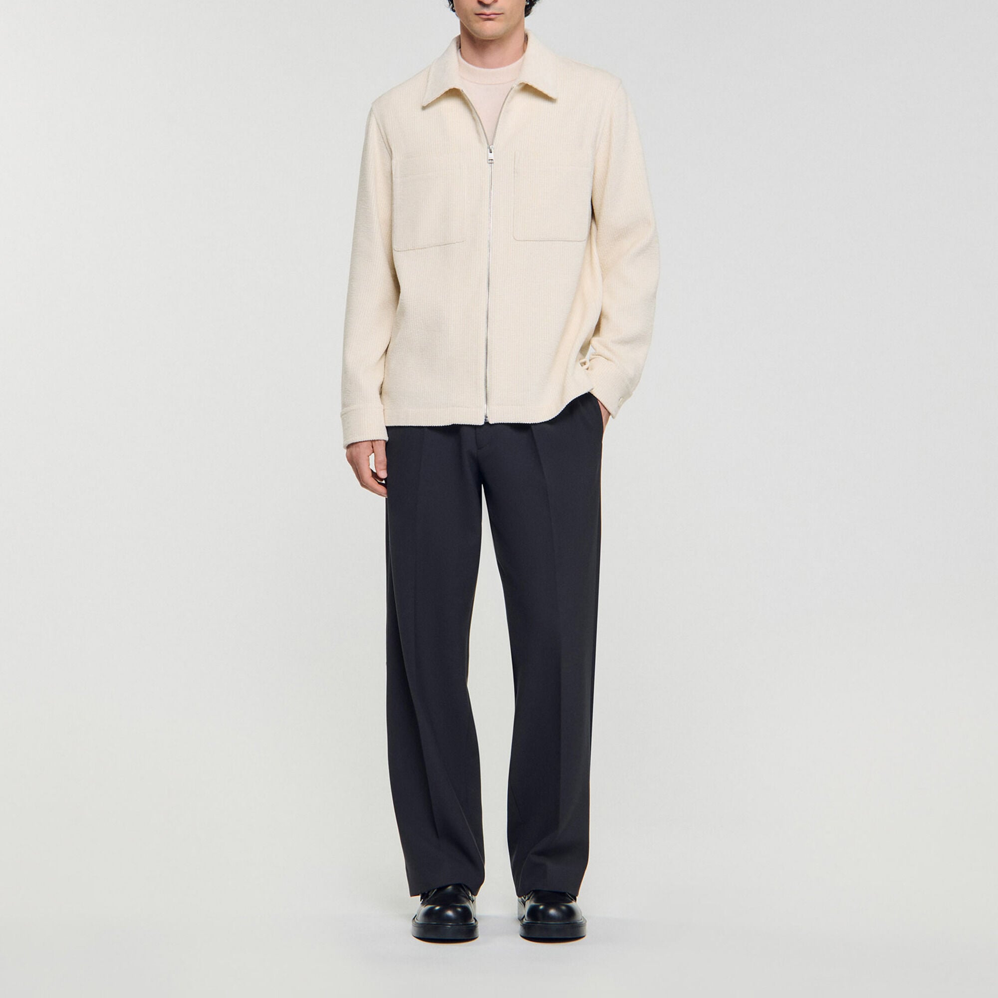 Overshirt in velluto a coste - Uomo | Sandro