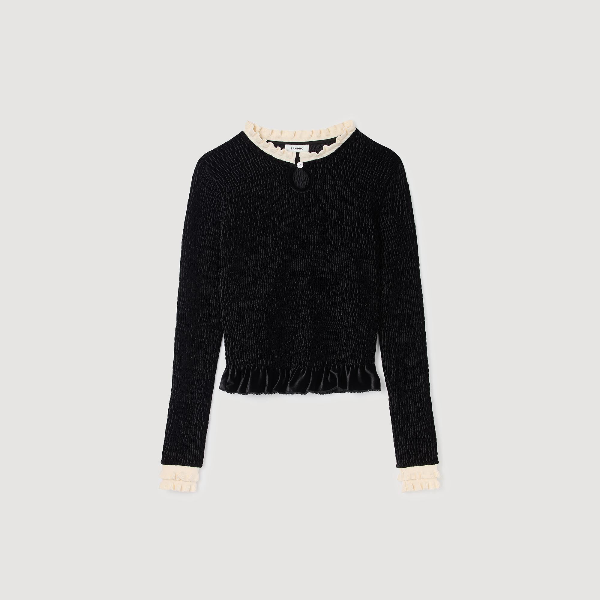 T-shirt a punto smock