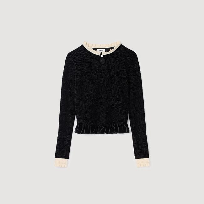 T-shirt a punto smock
