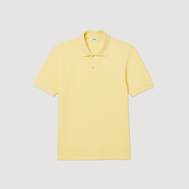 Polo con logo in gomma