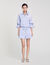 Shorts a righe dettaglio a fiore