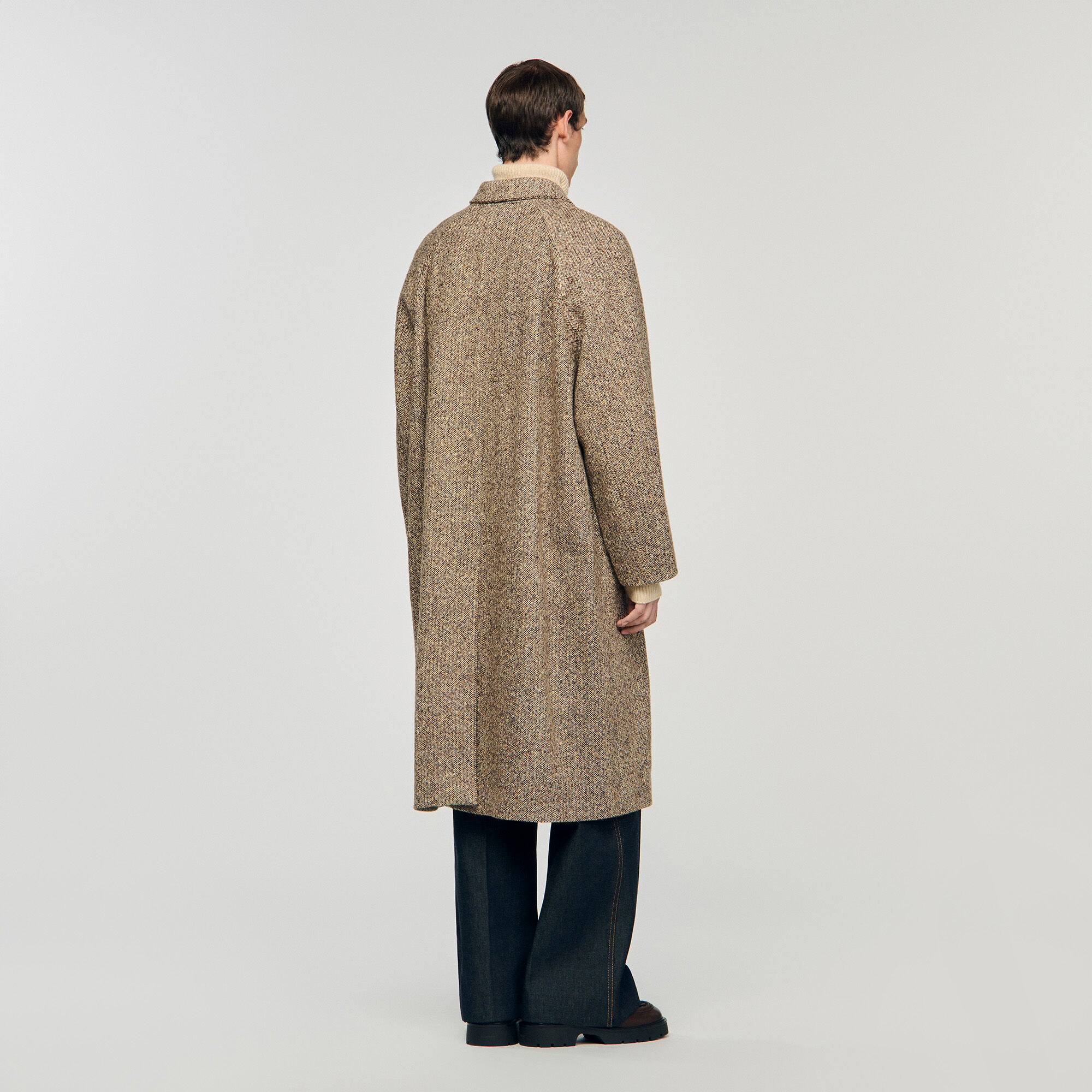 Cappotto oversize in lana