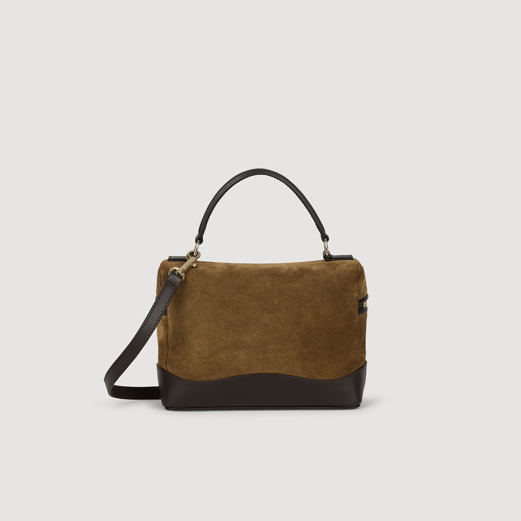 Borsa TANGOSO vanity in pelle e camoscio