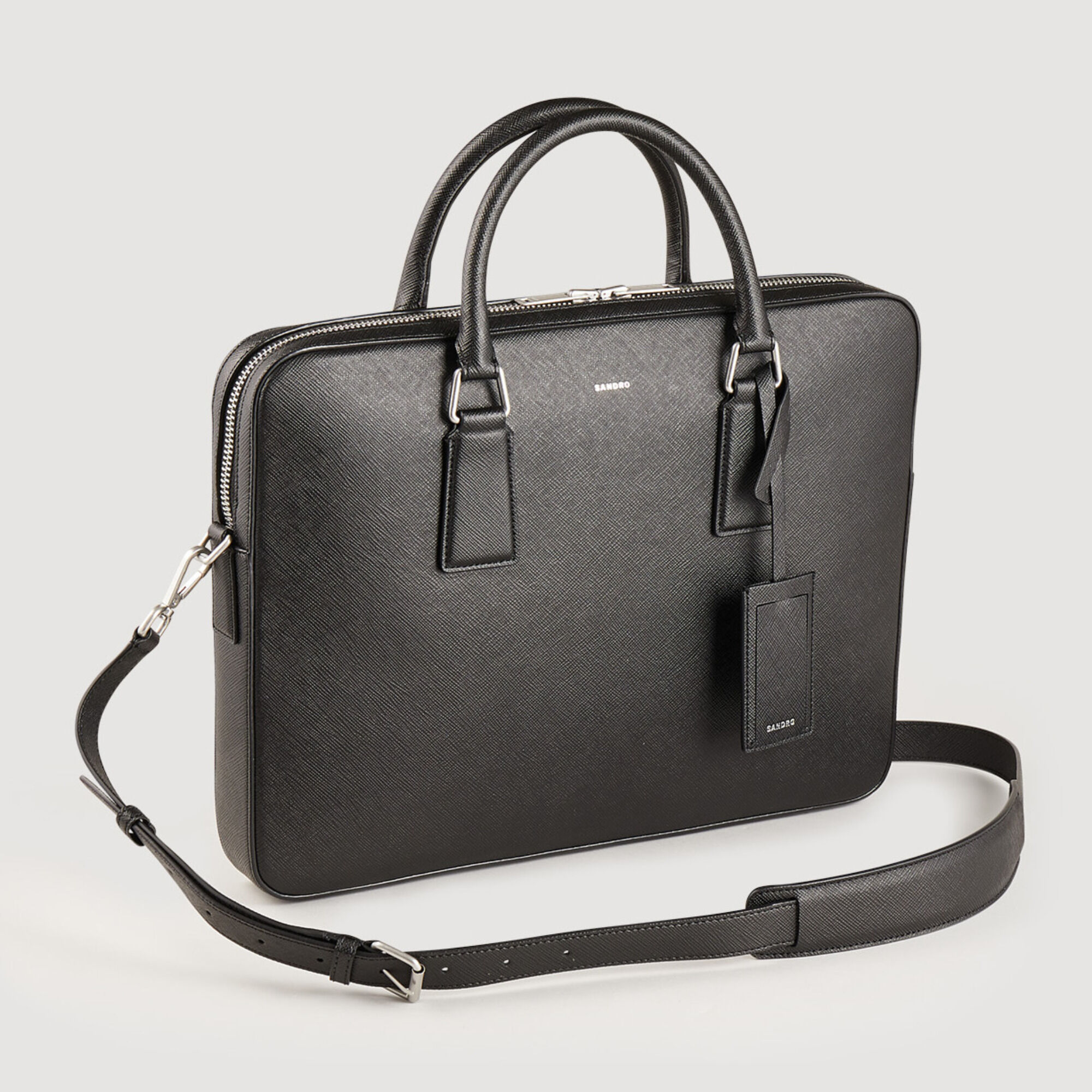Ventiquattrore in pelle formato slim
