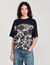 T-shirt con stampa a fiori