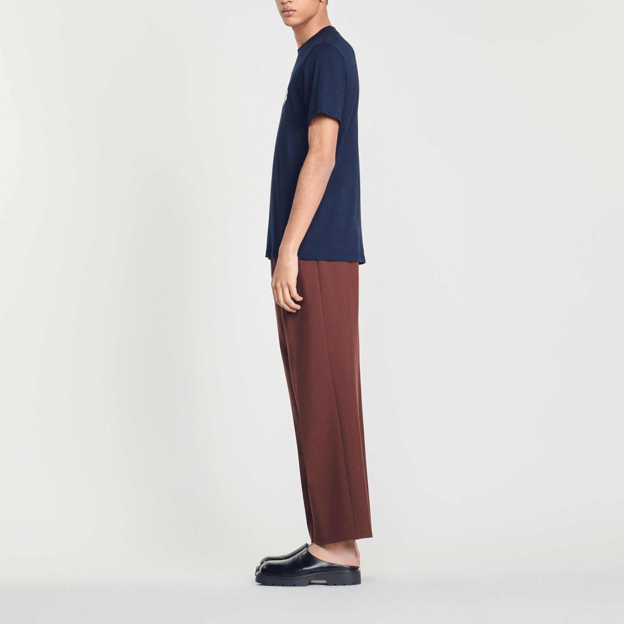 T-shirt con ricamo Sandro
