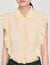 Top Collo camicia con dettagli in pizzo