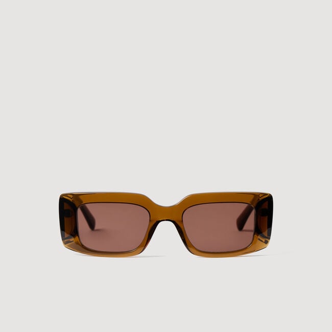 Occhiali da sole a stanghe larghe