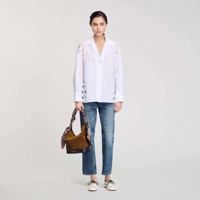 Camicia in popeline