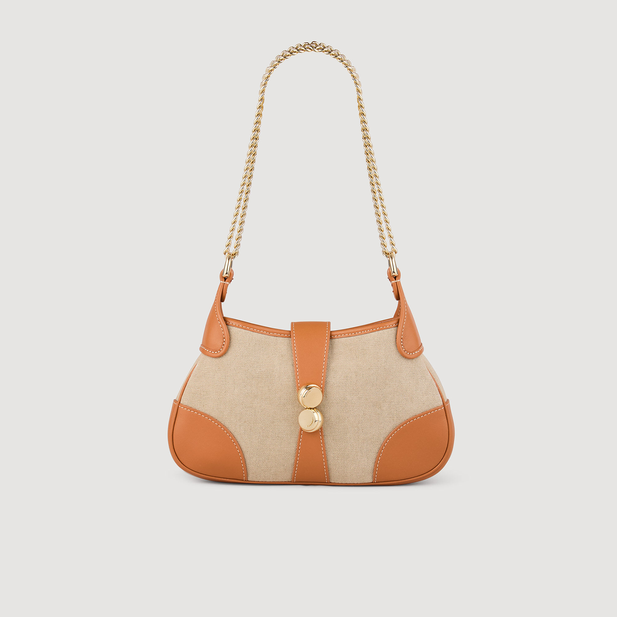 Borsa Janet in tela e pelle