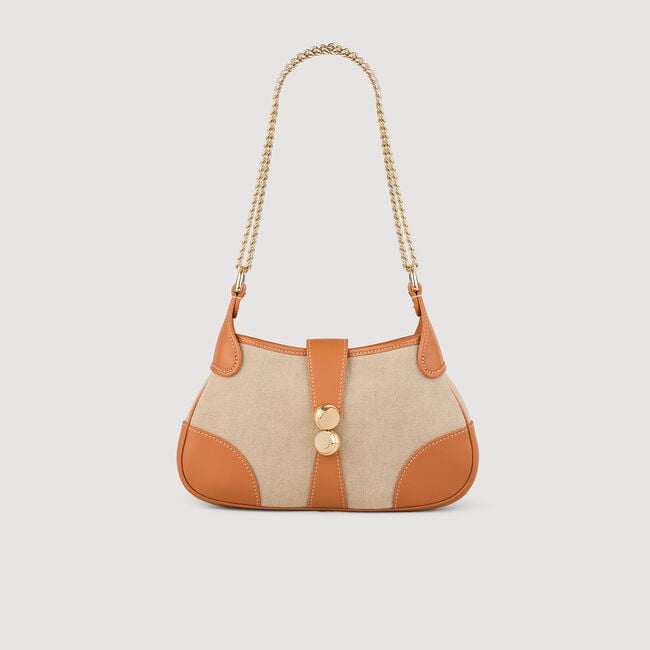 Borsa Janet in tela e pelle
