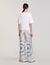 T-shirt con stampa a spirali