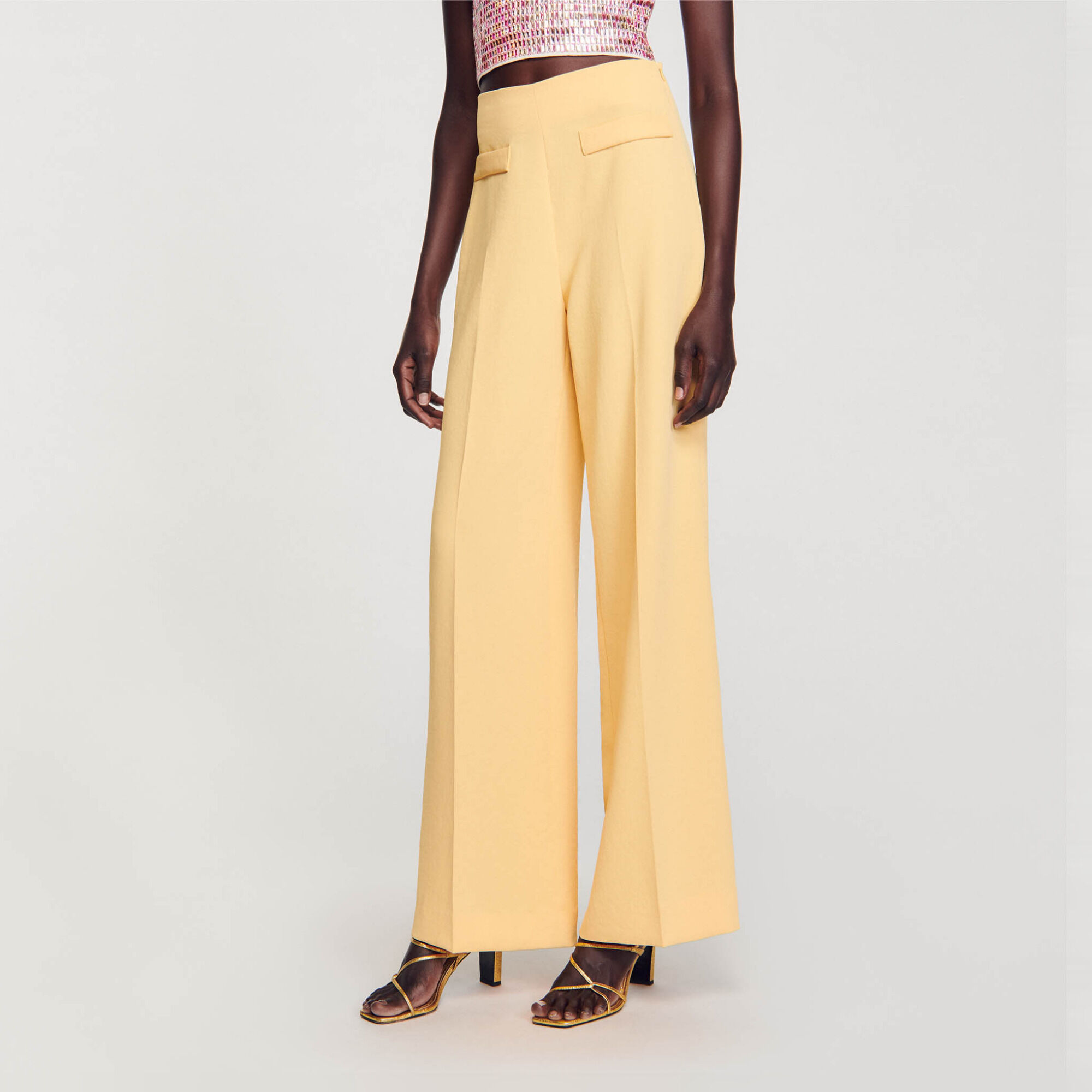 Pantaloni con pince - Donna | Sandro