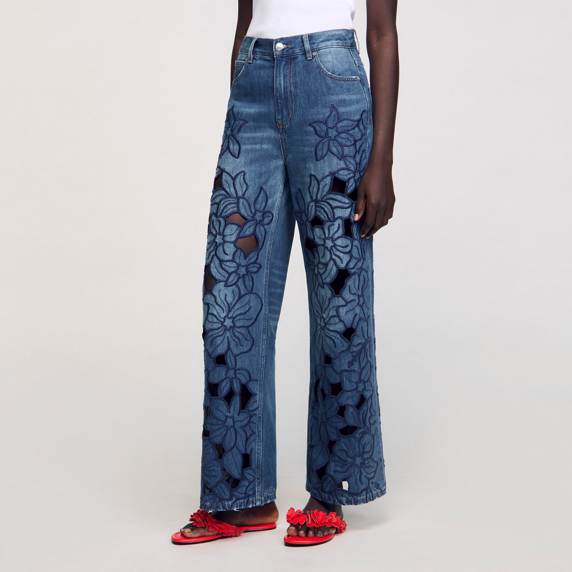 Jeans ricamati