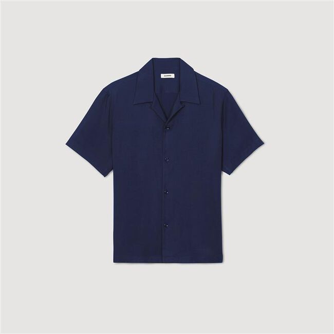 Camicia con colletto aperto