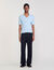 Polo in maglia a coste