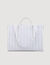 Tote bag in tela a righe